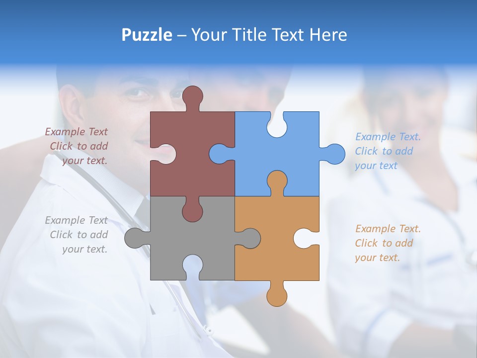 Worker Uniform Man PowerPoint Template