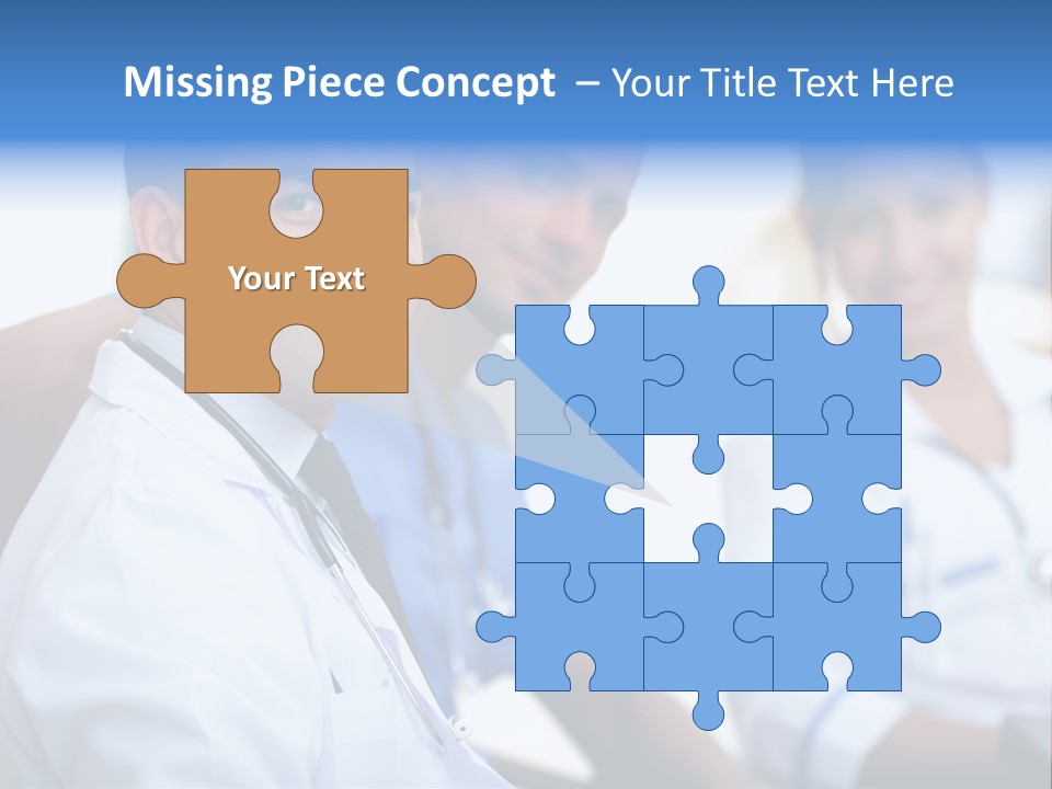 Worker Uniform Man PowerPoint Template