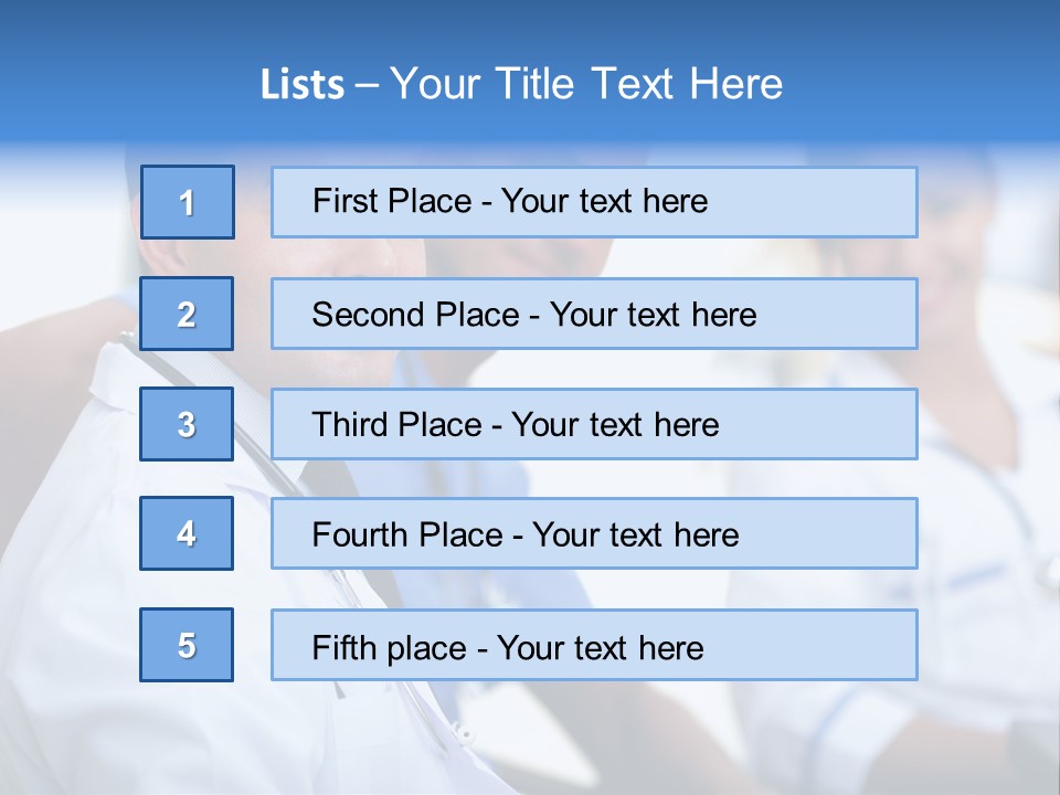 Worker Uniform Man PowerPoint Template