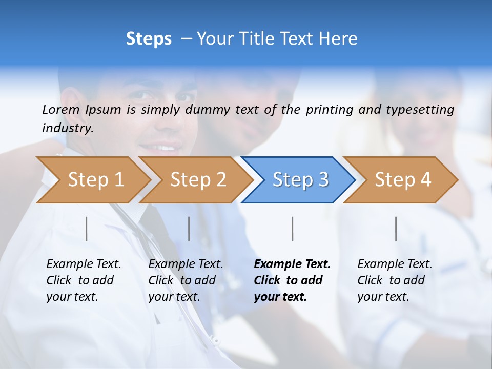 Worker Uniform Man PowerPoint Template