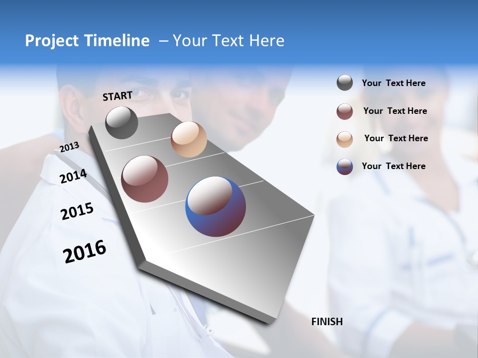 Worker Uniform Man PowerPoint Template