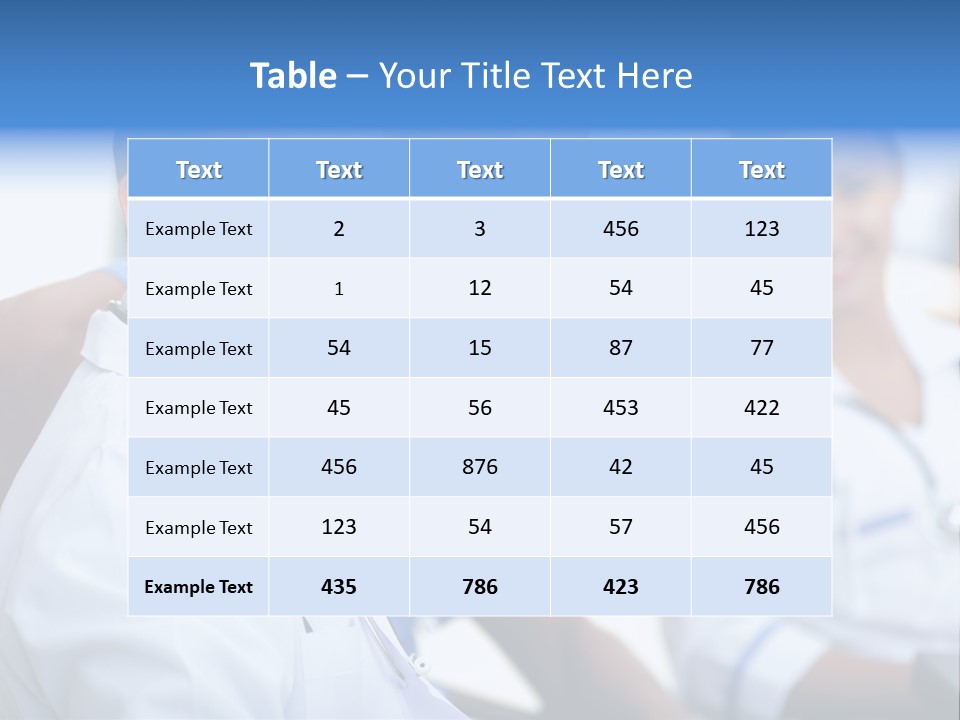 Worker Uniform Man PowerPoint Template