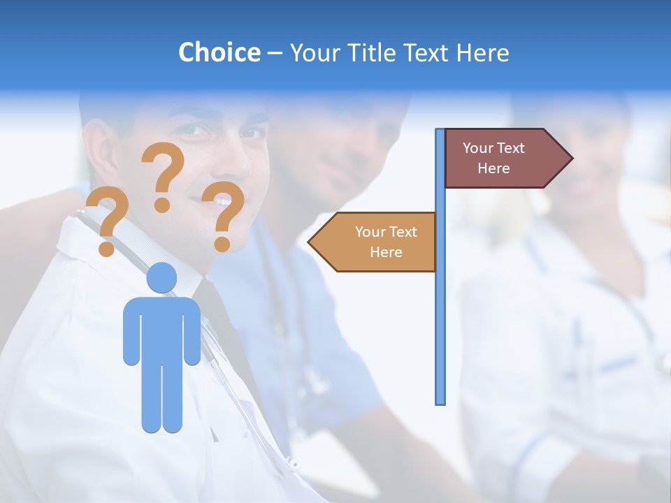 Worker Uniform Man PowerPoint Template