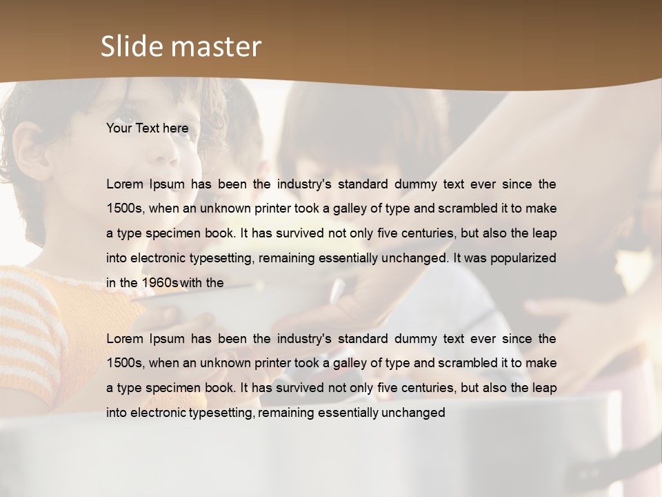 Dirty Poverty Small PowerPoint Template