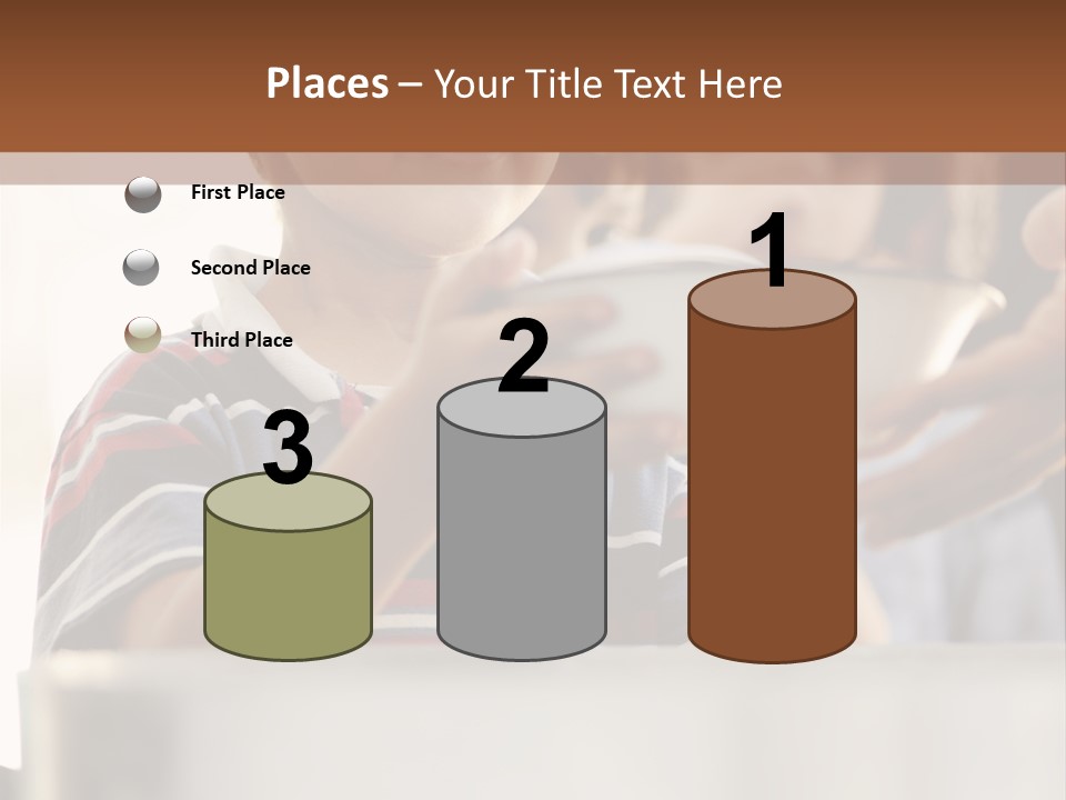 Pot Small Boy PowerPoint Template