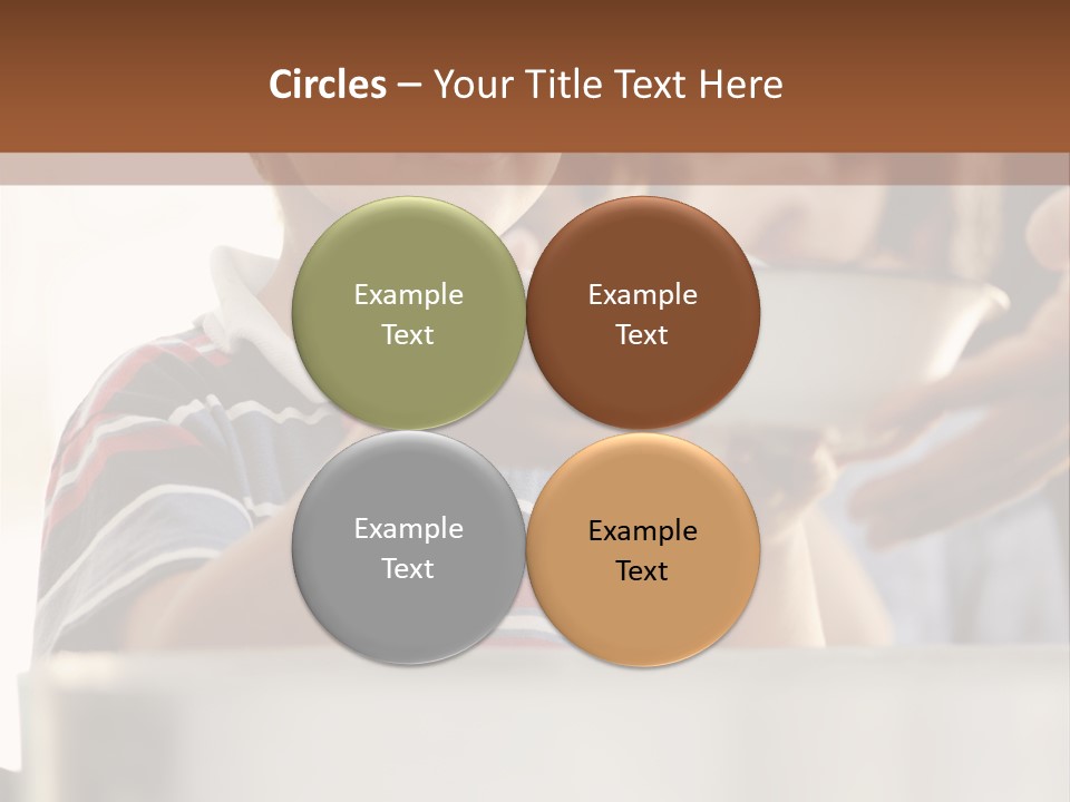 Pot Small Boy PowerPoint Template