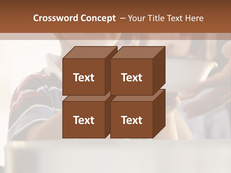 Pot Small Boy PowerPoint Template