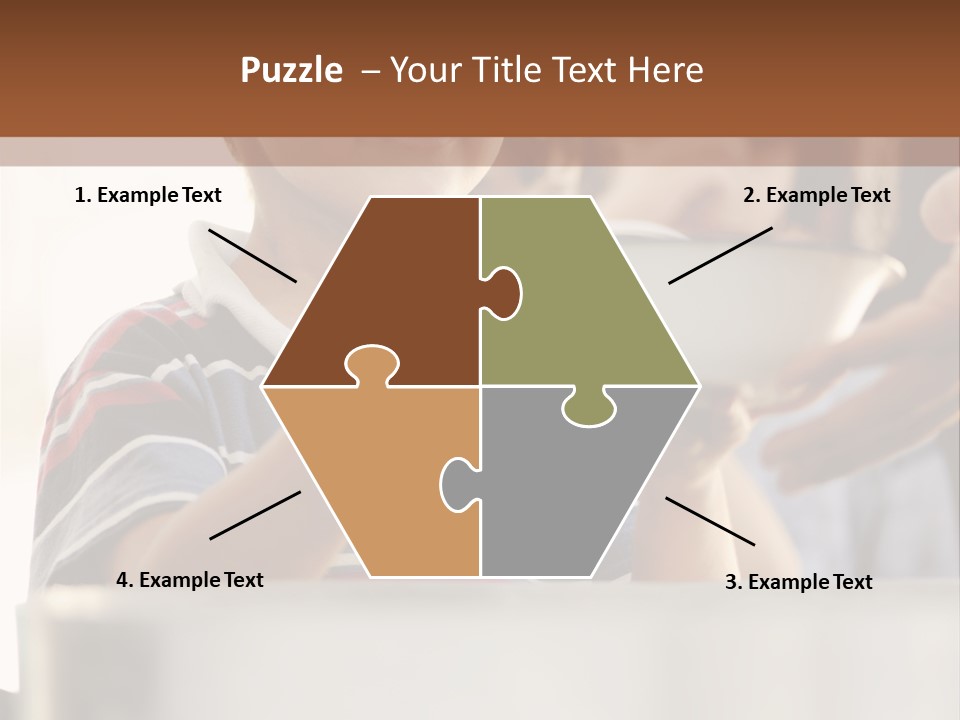 Pot Small Boy PowerPoint Template