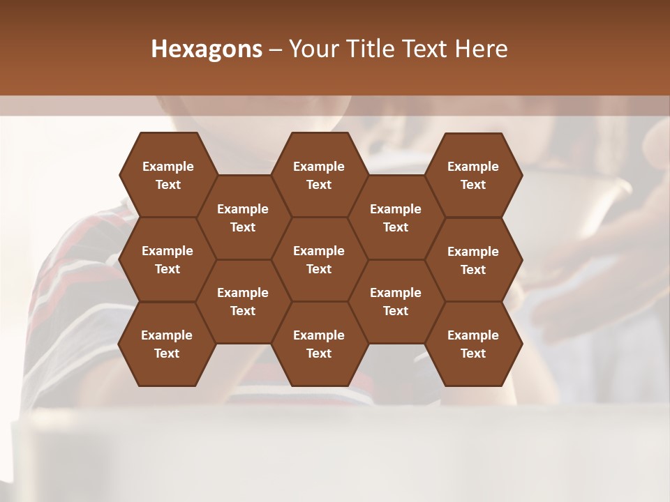 Pot Small Boy PowerPoint Template