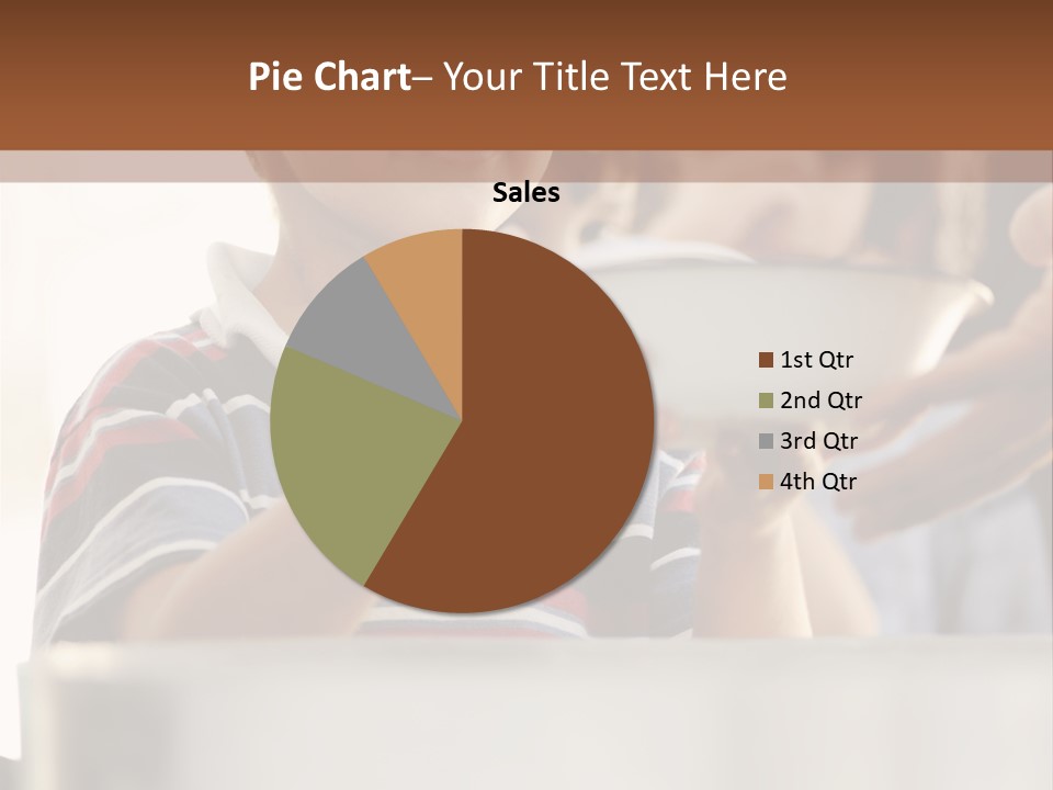 Pot Small Boy PowerPoint Template