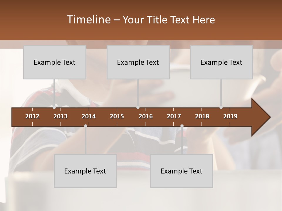 Pot Small Boy PowerPoint Template