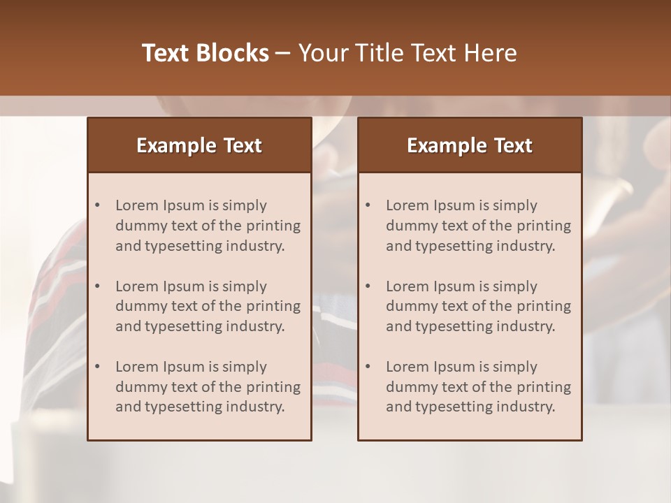 Pot Small Boy PowerPoint Template