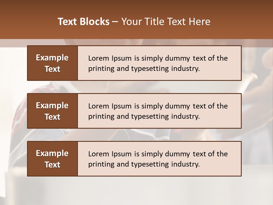 Pot Small Boy PowerPoint Template