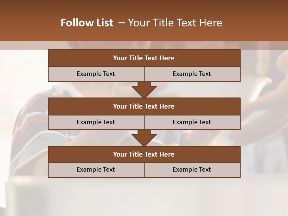 Pot Small Boy PowerPoint Template