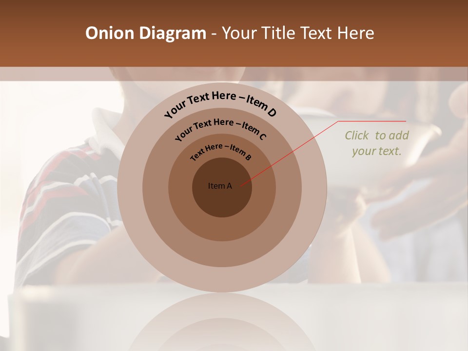 Pot Small Boy PowerPoint Template