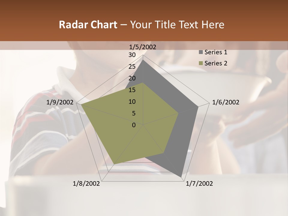 Pot Small Boy PowerPoint Template