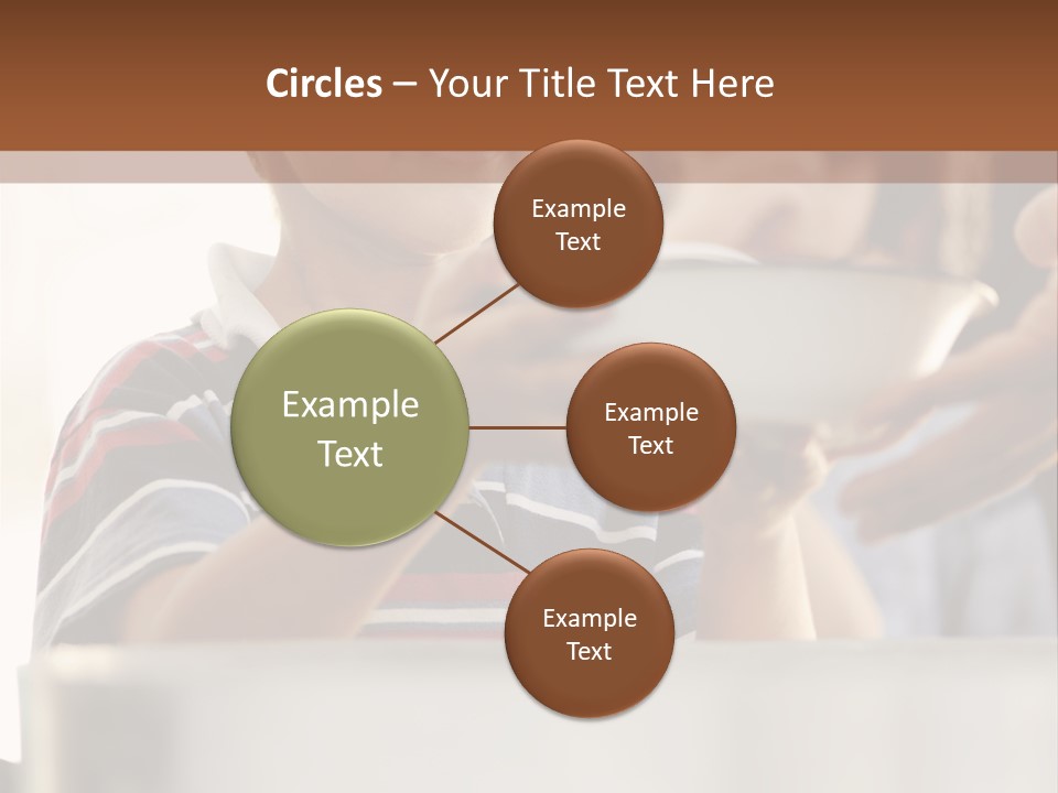 Pot Small Boy PowerPoint Template