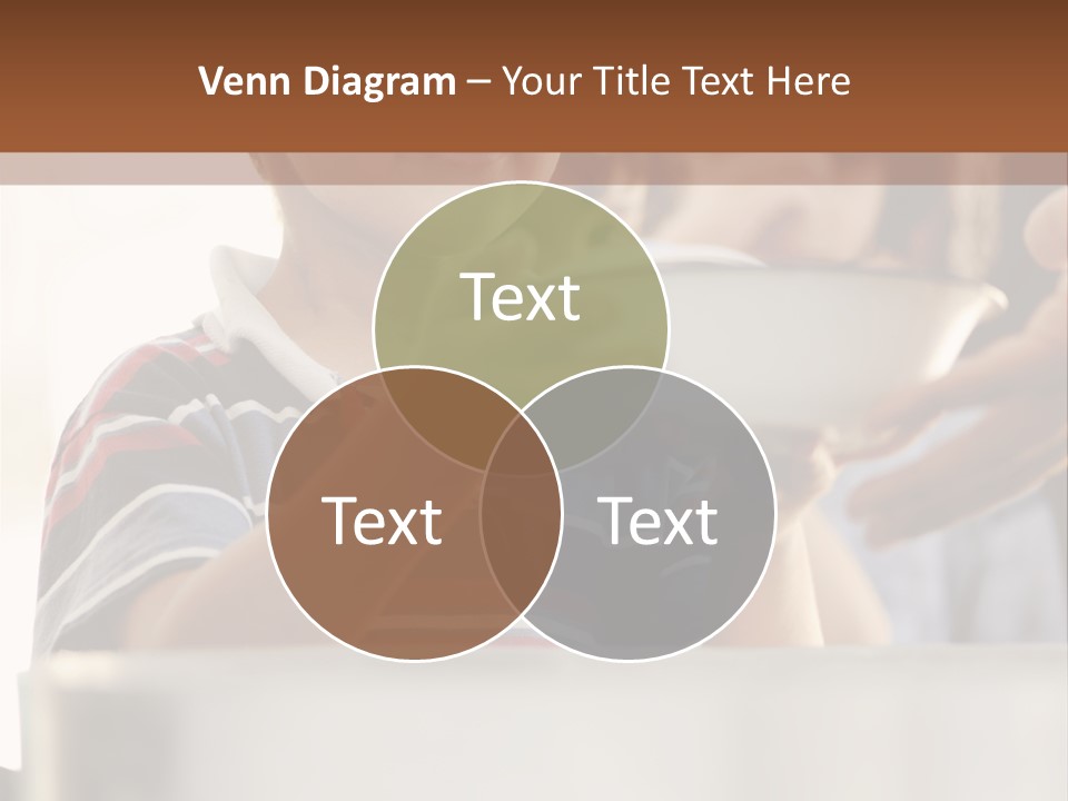 Pot Small Boy PowerPoint Template