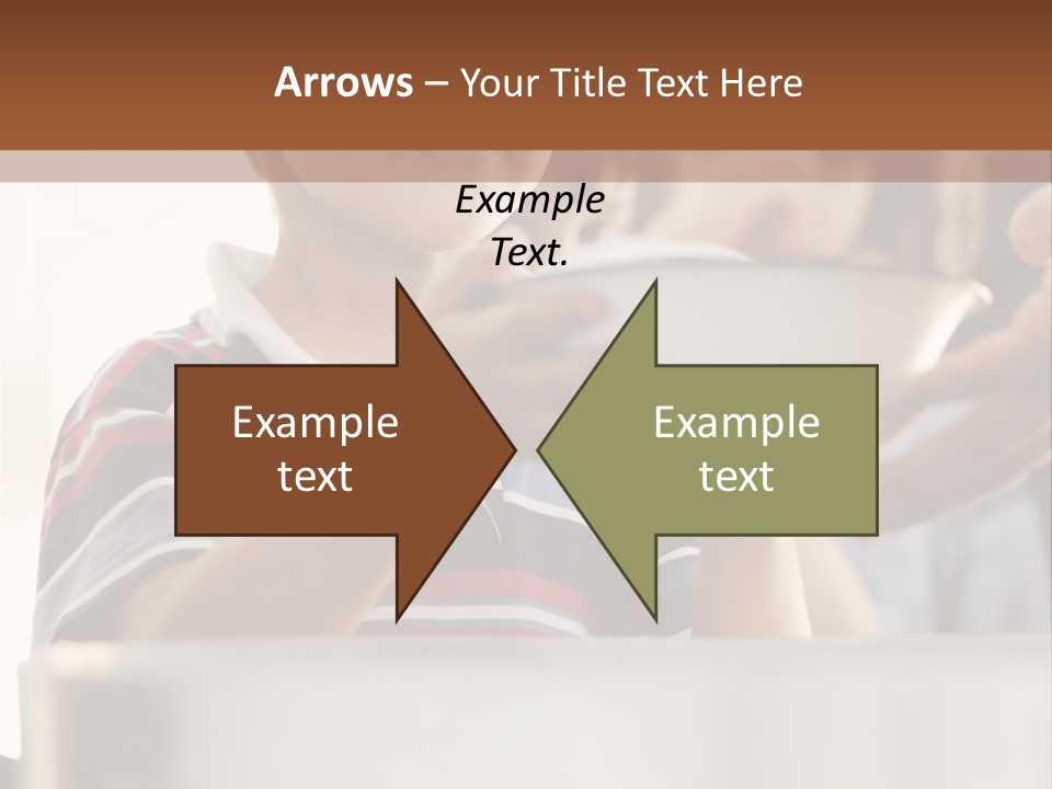 Pot Small Boy PowerPoint Template