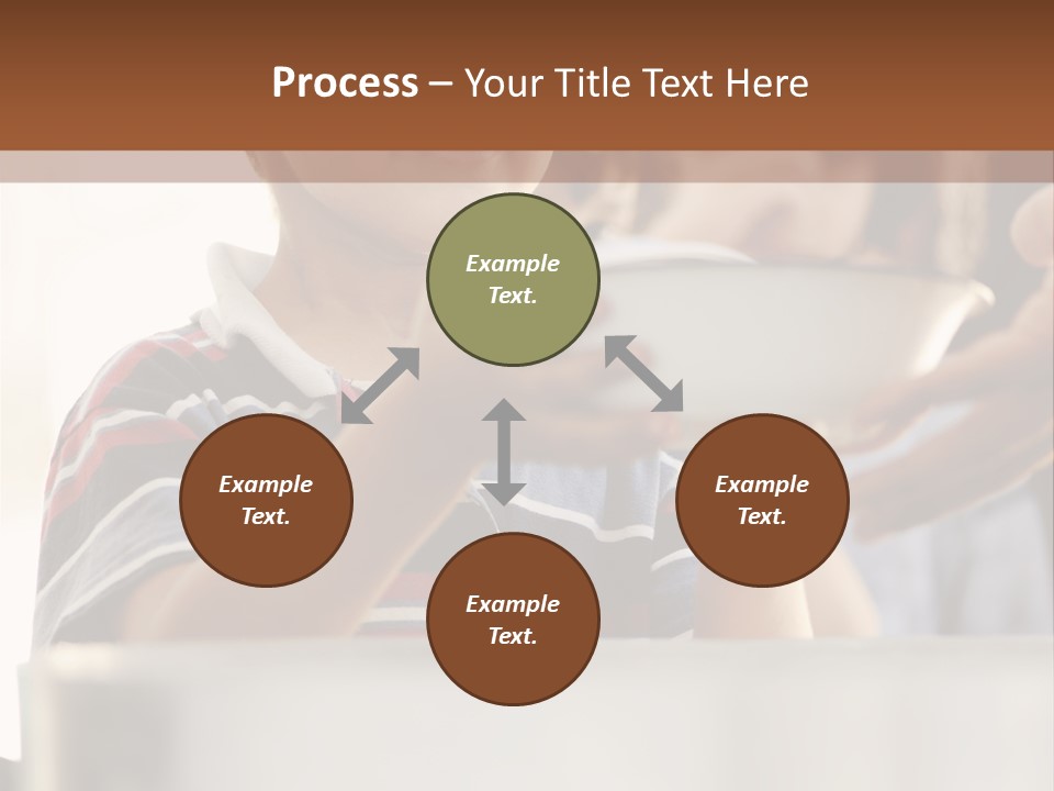 Pot Small Boy PowerPoint Template