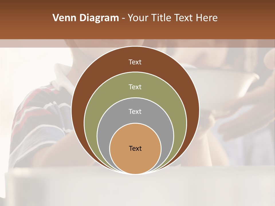 Pot Small Boy PowerPoint Template