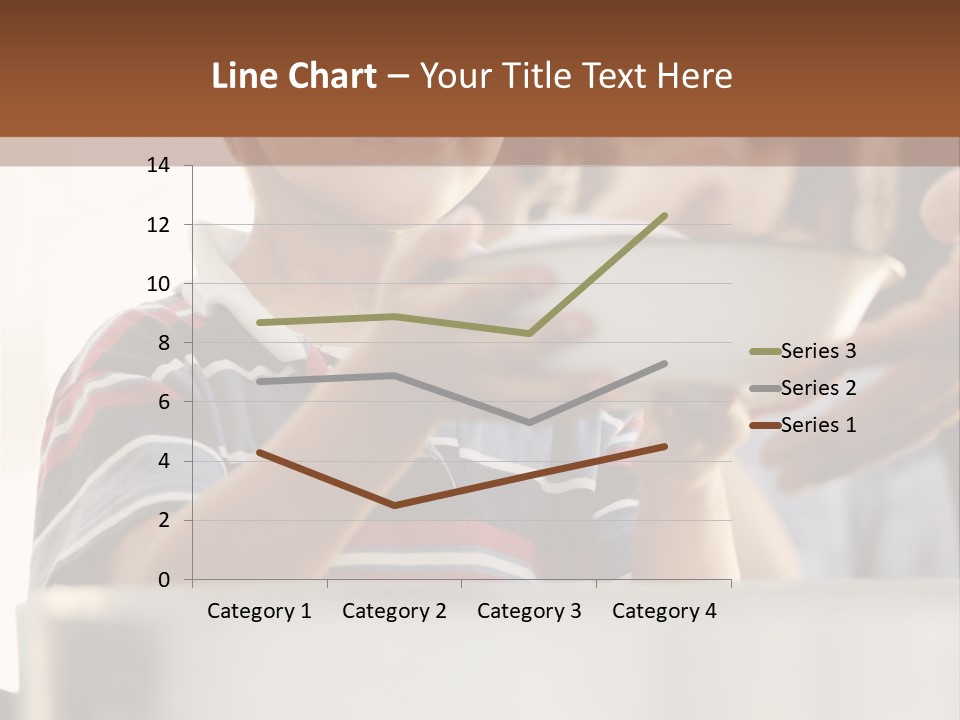 Pot Small Boy PowerPoint Template