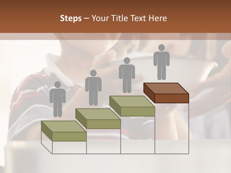 Pot Small Boy PowerPoint Template