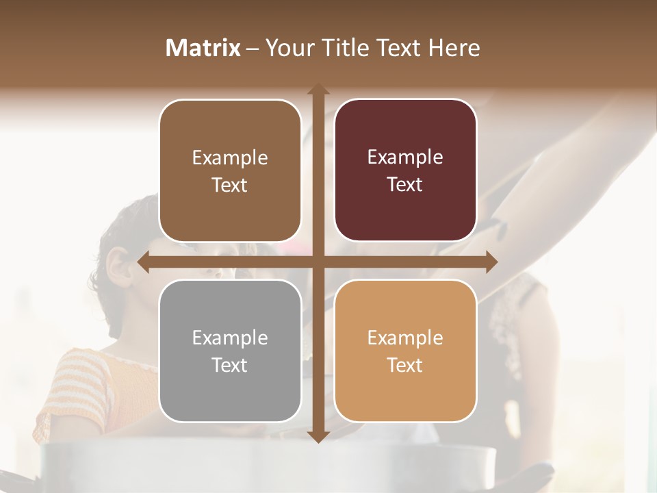 Worker Kid Food PowerPoint Template