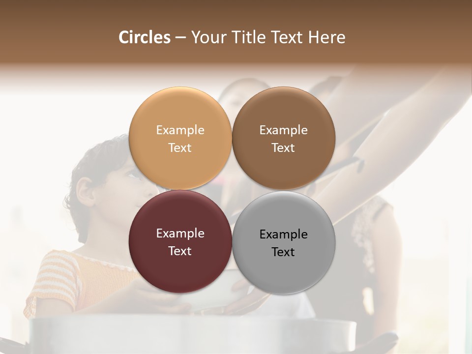 Worker Kid Food PowerPoint Template