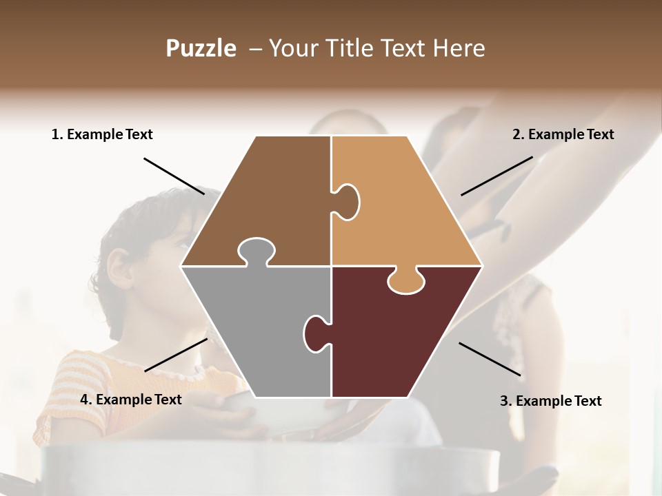 Worker Kid Food PowerPoint Template