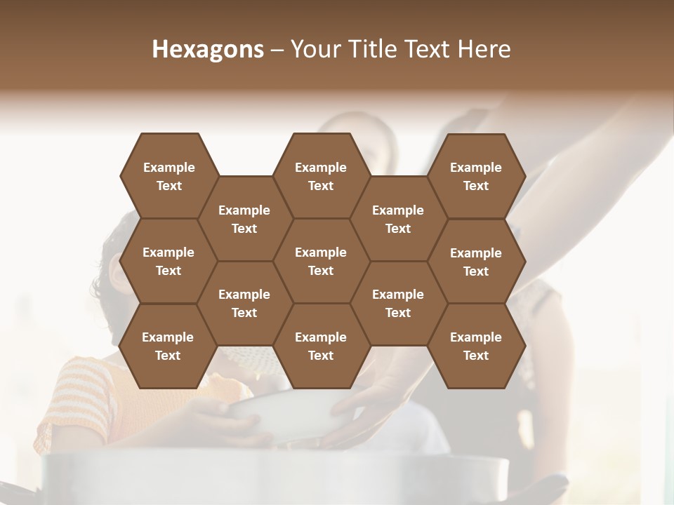 Worker Kid Food PowerPoint Template