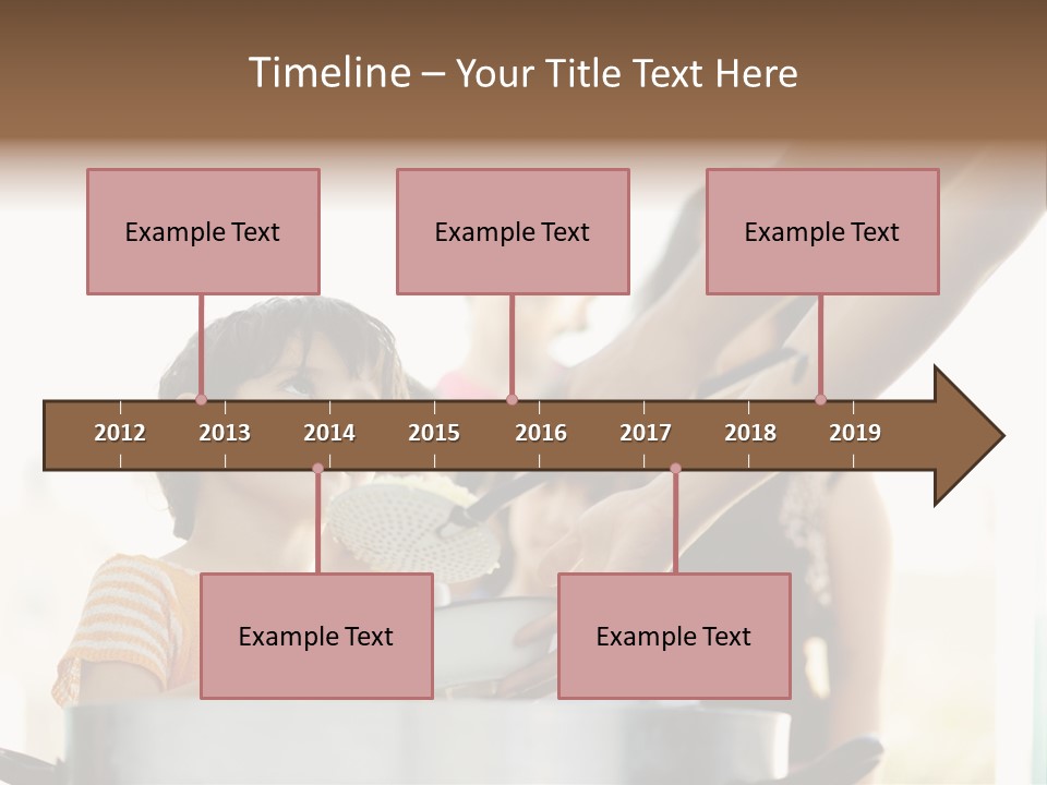 Worker Kid Food PowerPoint Template
