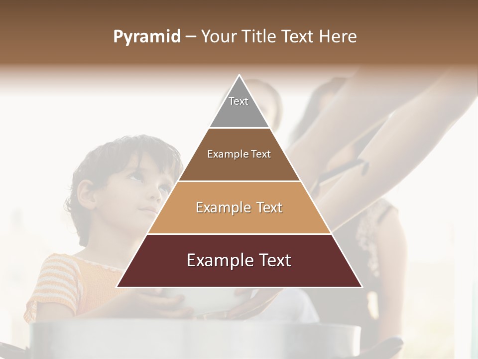 Worker Kid Food PowerPoint Template