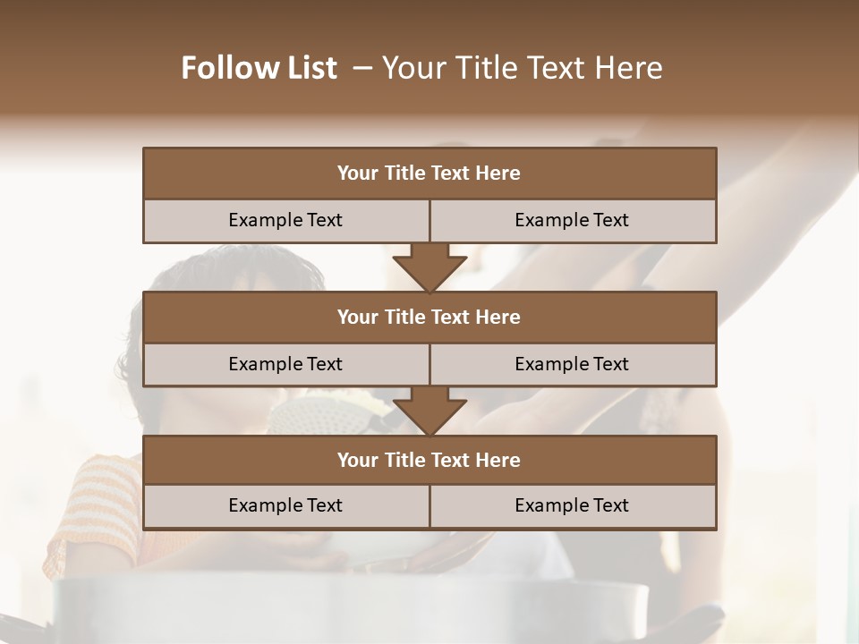 Worker Kid Food PowerPoint Template