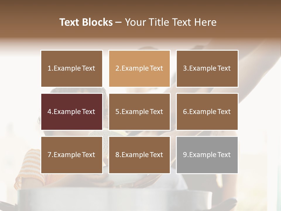 Worker Kid Food PowerPoint Template