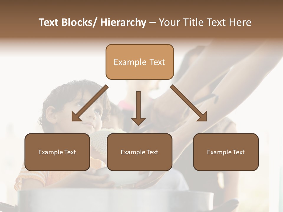 Worker Kid Food PowerPoint Template