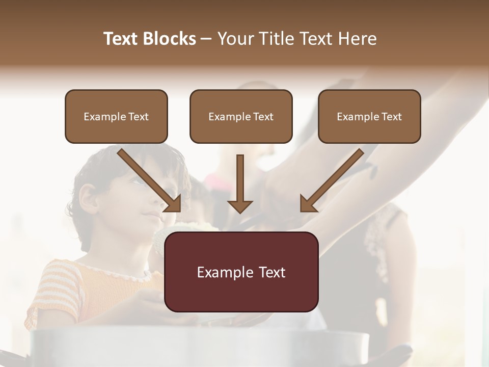Worker Kid Food PowerPoint Template