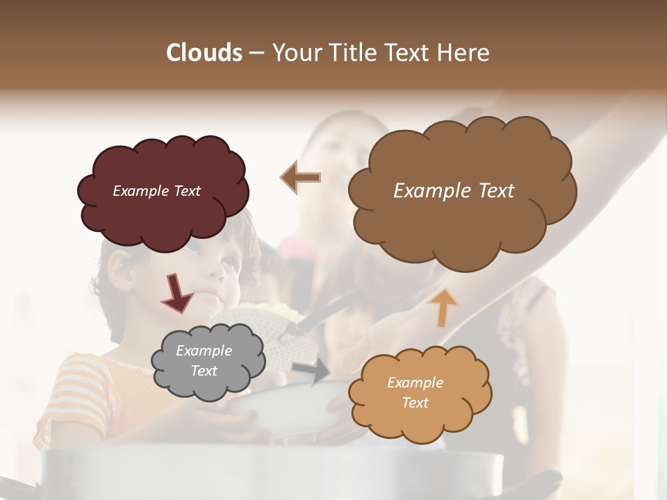 Worker Kid Food PowerPoint Template