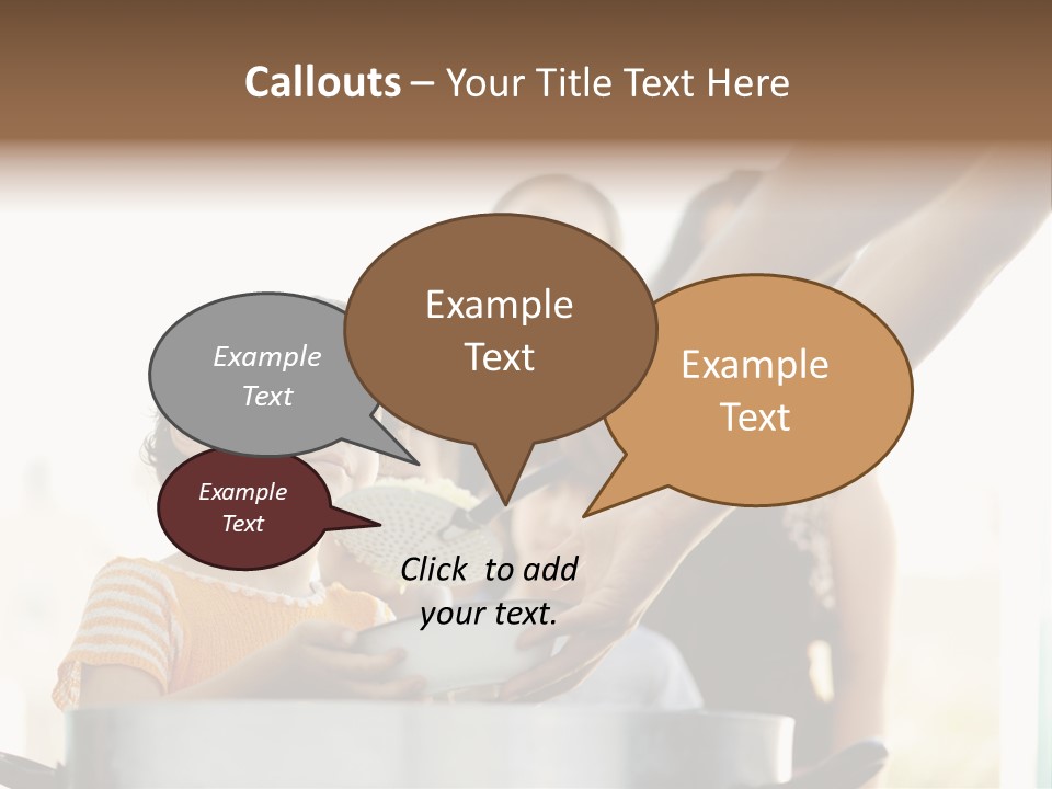 Worker Kid Food PowerPoint Template