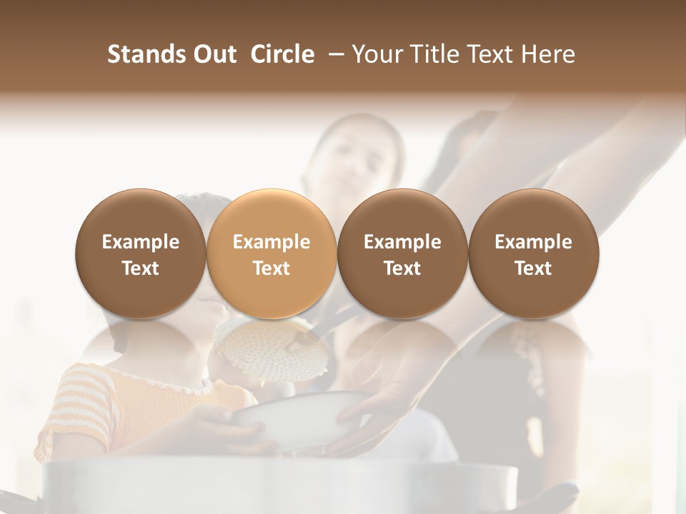 Worker Kid Food PowerPoint Template