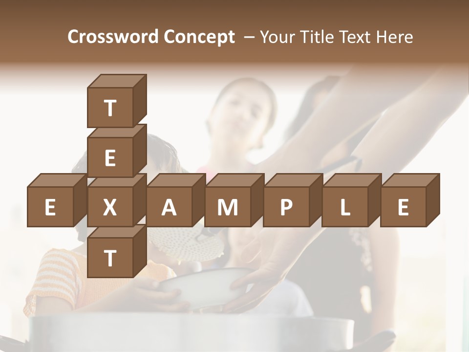 Worker Kid Food PowerPoint Template