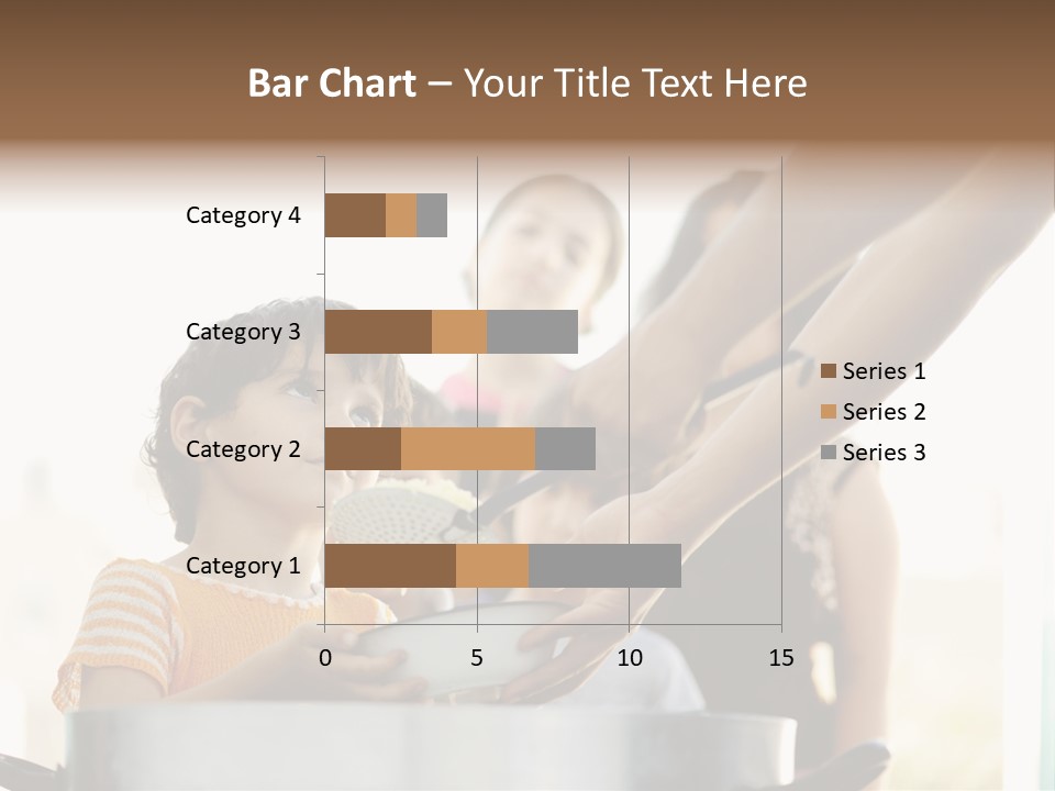 Worker Kid Food PowerPoint Template