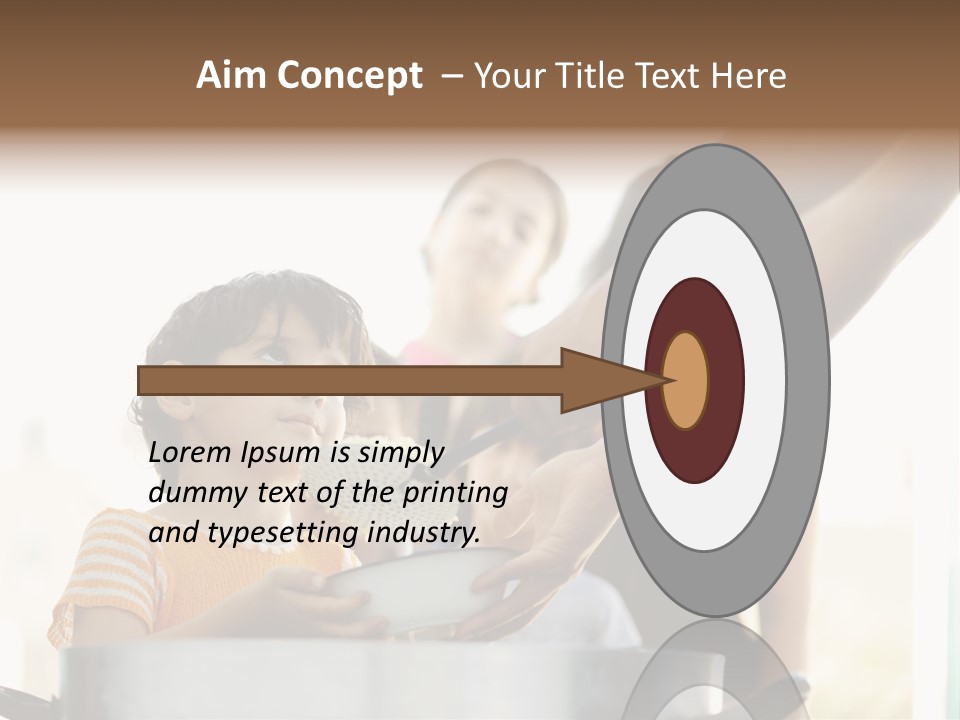 Worker Kid Food PowerPoint Template