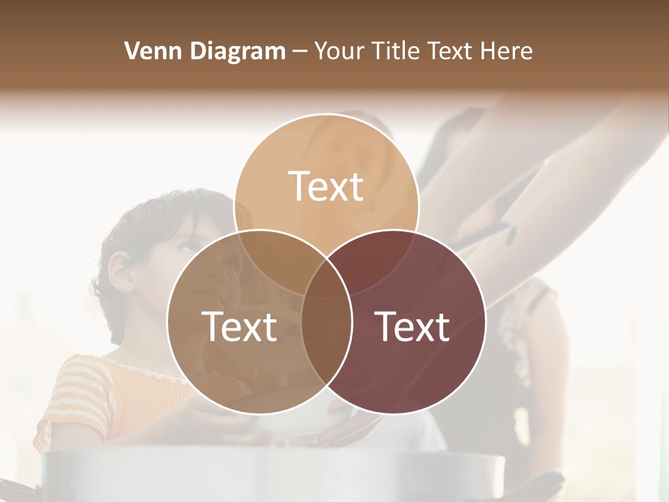 Worker Kid Food PowerPoint Template