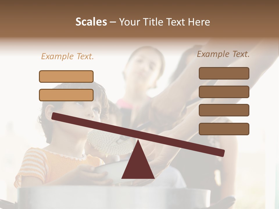 Worker Kid Food PowerPoint Template