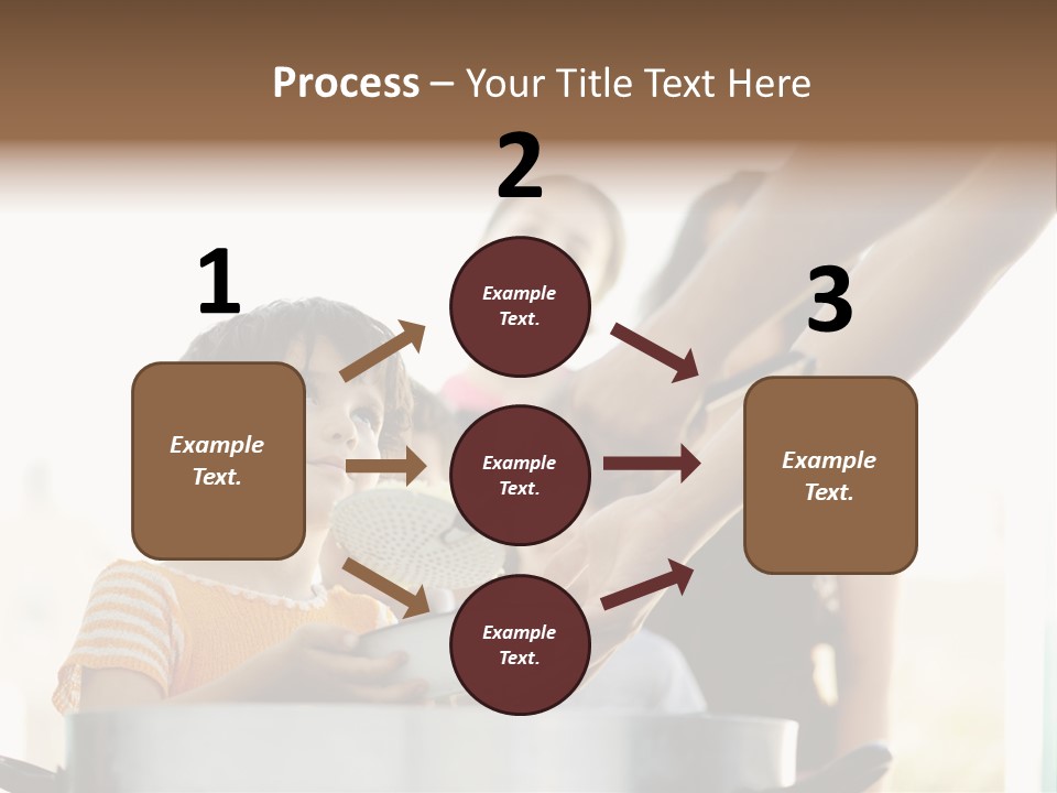 Worker Kid Food PowerPoint Template