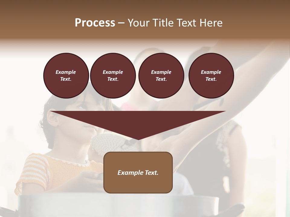 Worker Kid Food PowerPoint Template