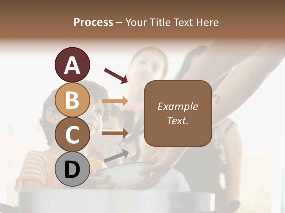 Worker Kid Food PowerPoint Template