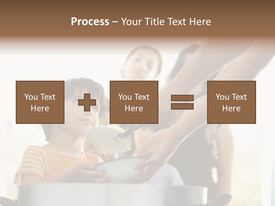 Worker Kid Food PowerPoint Template