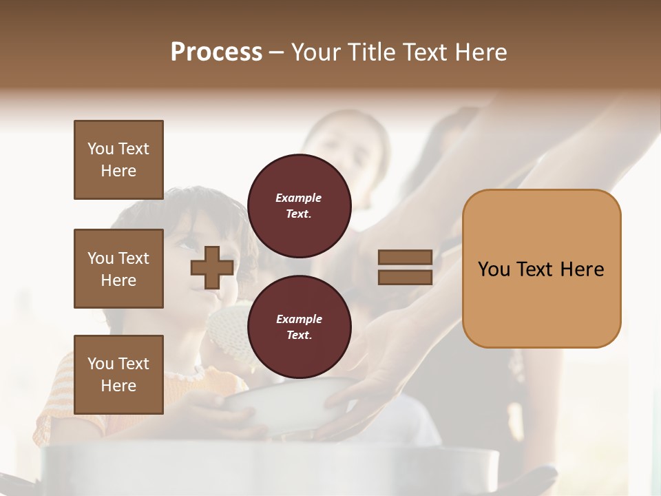 Worker Kid Food PowerPoint Template